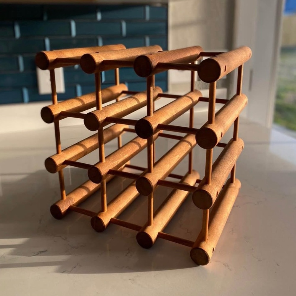 Nissen Langaa Mid-Century Wine Rack